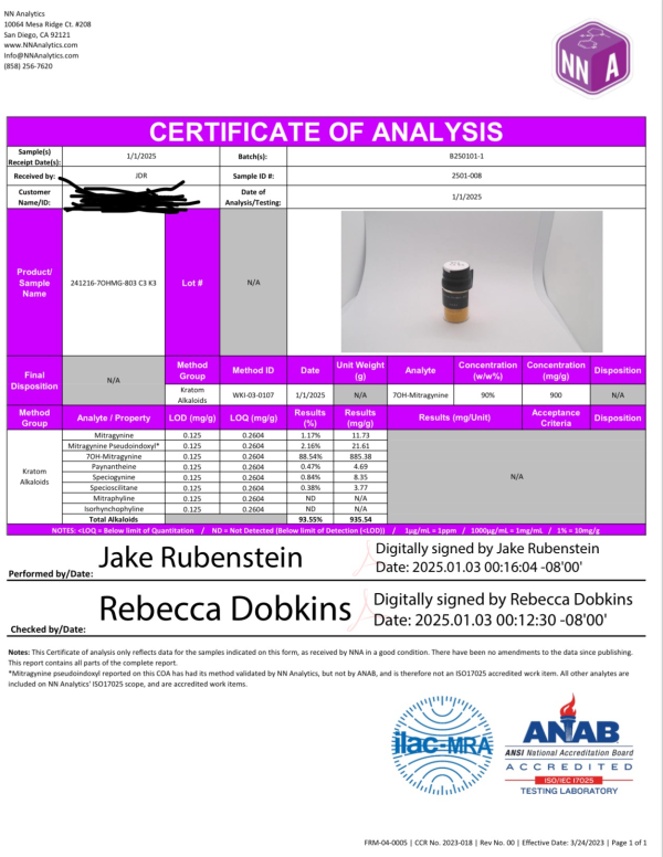 7oh labs report 88.5% - 2% Pseudo