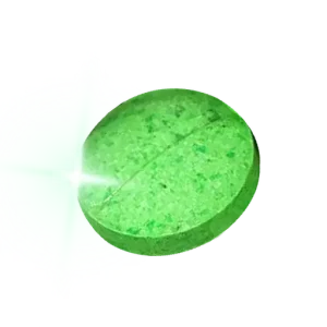 A Green 7Oh Tablet